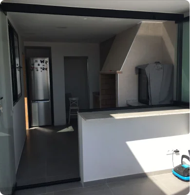 Cerramiento con ático